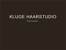 Tablet Screenshot of klugehaarstudio.de
